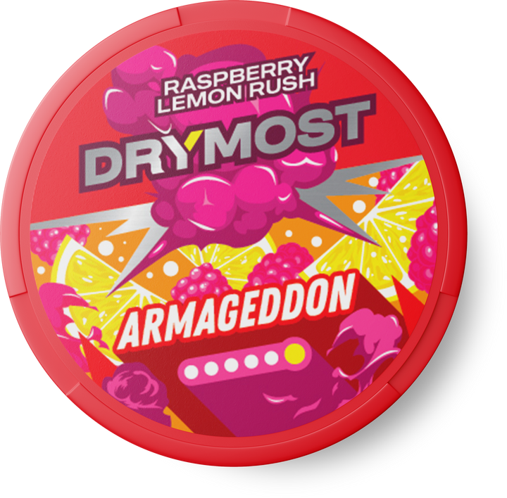 DRYMOST Armageddon Raspberry Lemon Rush - Einweg-E-Zigarette mit Himbeer-Zitronen-Geschmack