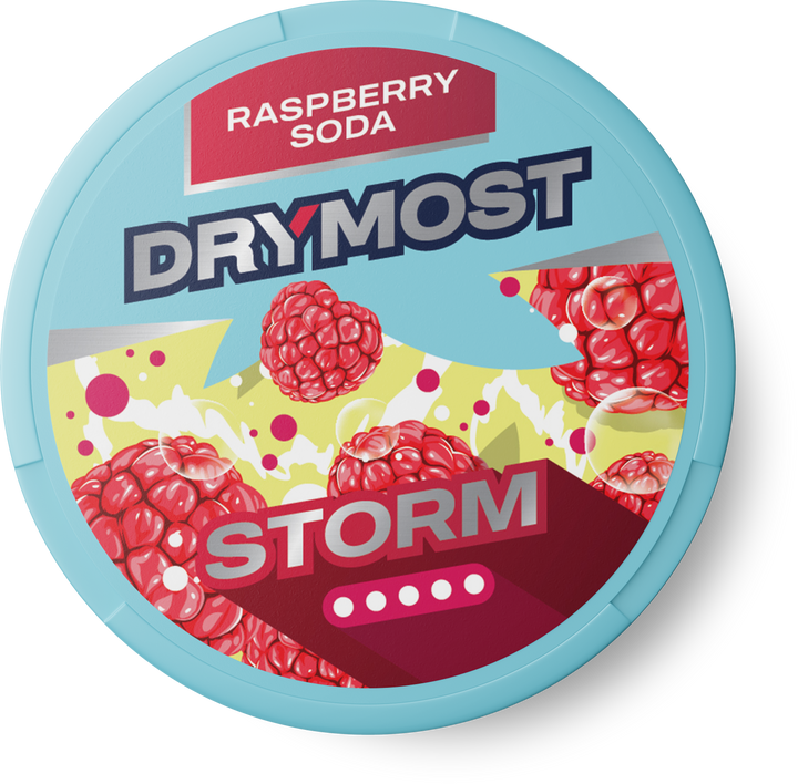 DRYMOST Storm Raspberry Soda - Einweg-E-Zigarette mit Himbeer-Limonaden-Geschmack